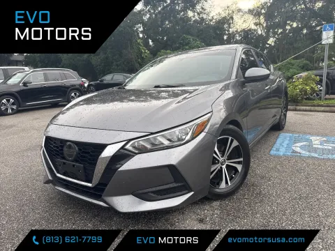 Gray 2021 Nissan Sentra SV for sale in Seffner, FL