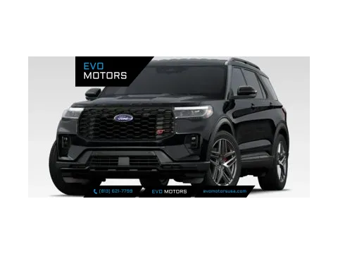Black 2025 Ford Explorer ST-Line for sale in Seffner, FL
