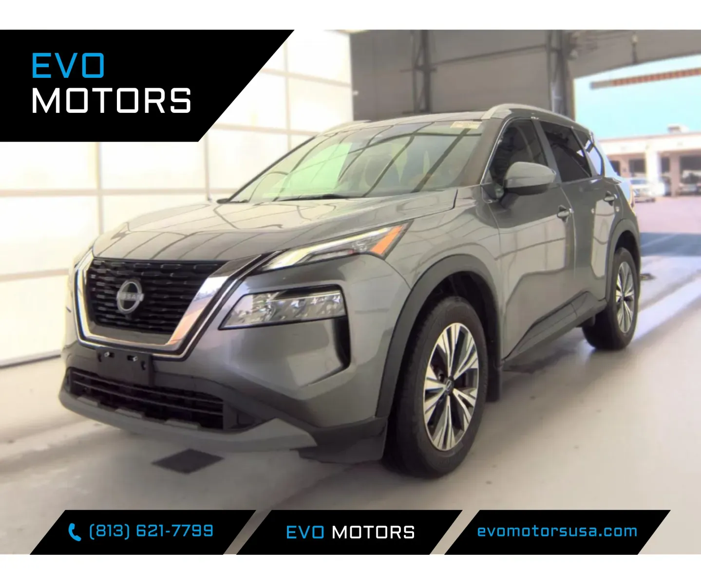 Gray 2023 Nissan Rogue SV AWD W/PREMIUM PKG. * LTHR * PANO * for sale in Seffner, FL