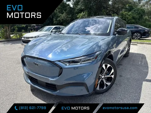 Blue 2023 Ford Mustang Mach-E Premium for sale in Seffner, FL