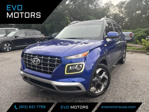 Blue 2022 Hyundai Venue Limited for sale in Seffner, FL