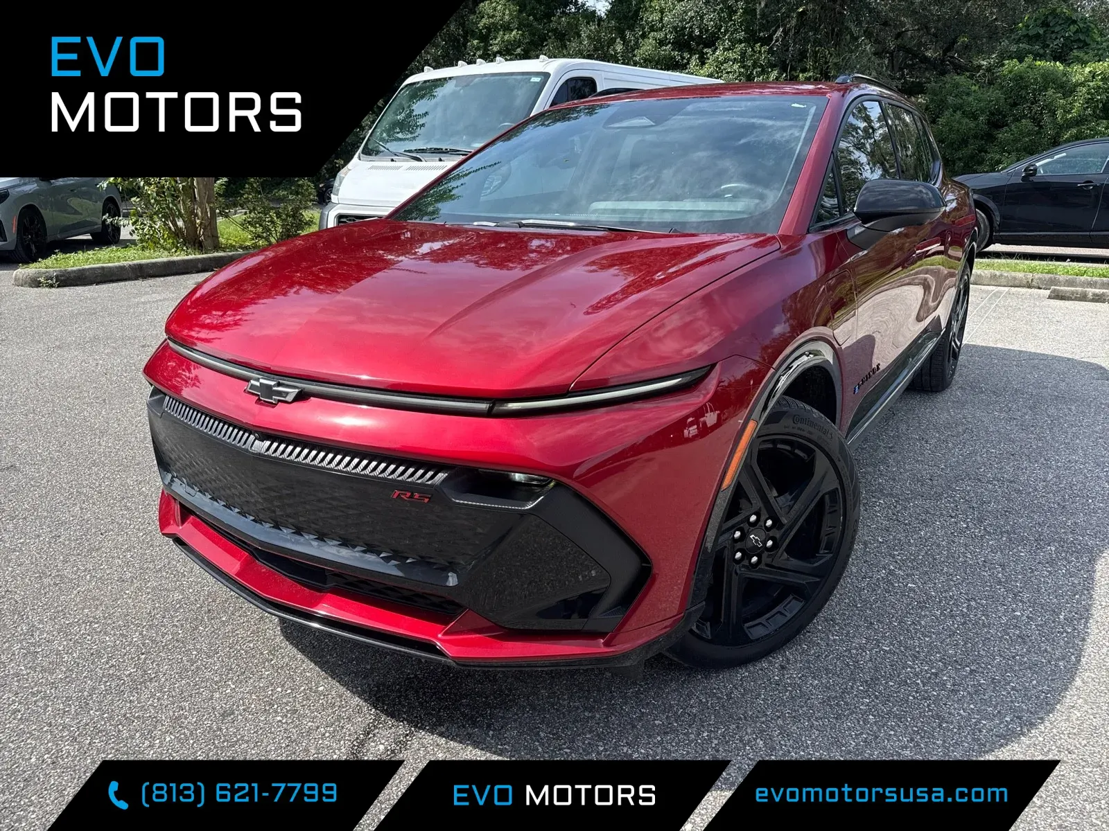 Red 2025 Chevrolet Equinox EV RS for sale in Seffner, FL