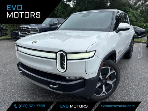 White 2024 Rivian R1S Adventure QUAD-MOTOR for sale in Seffner, FL