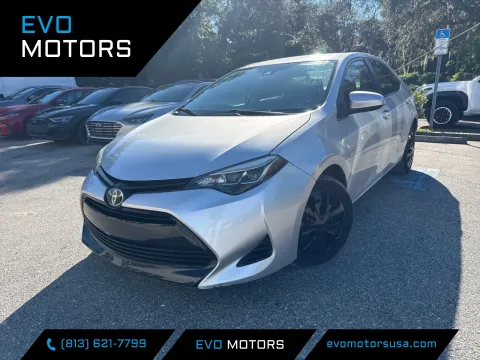 Silver 2019 Toyota Corolla L for sale in Seffner, FL