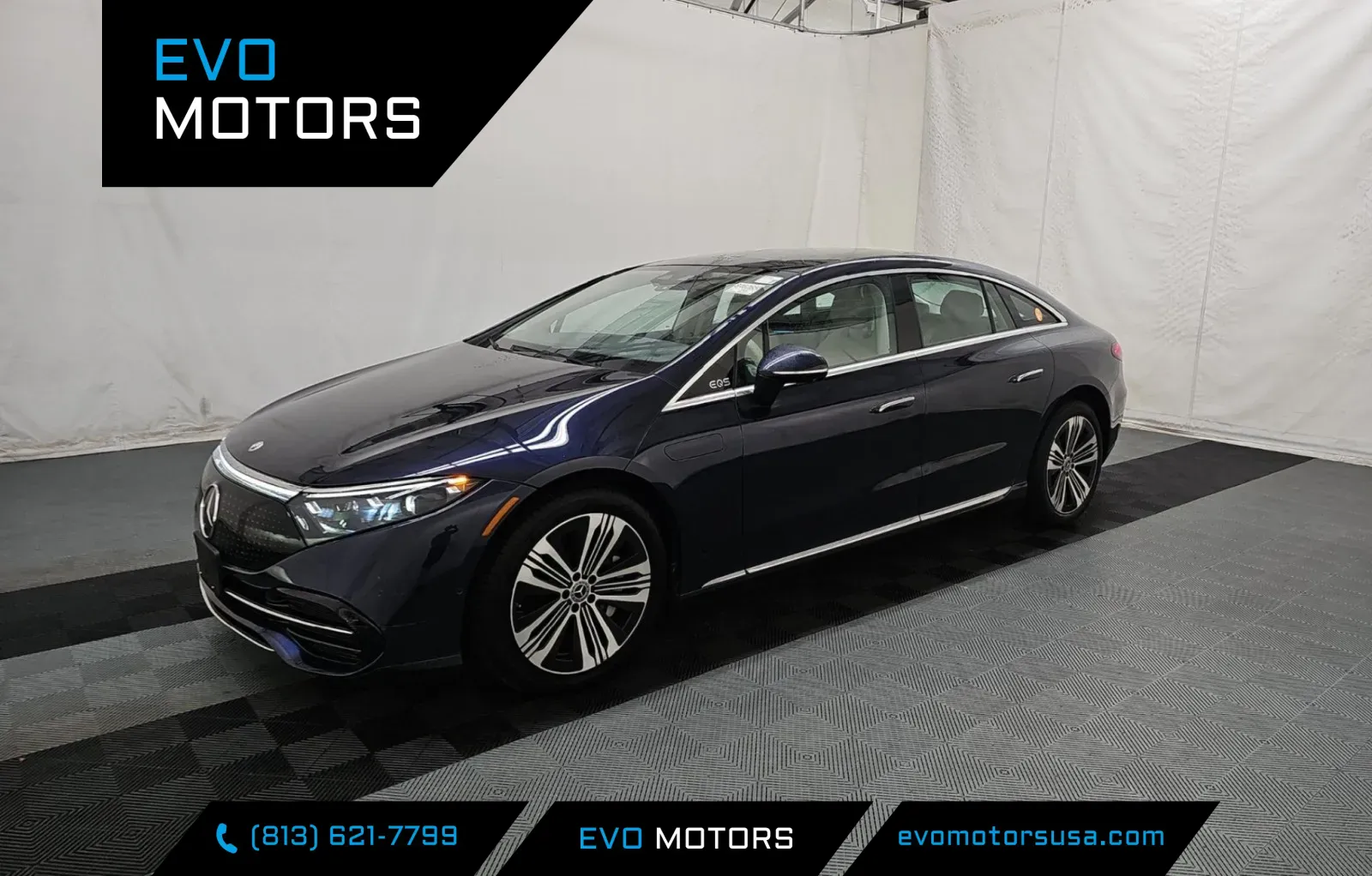 Blue 2023 Mercedes-Benz EQS 450 for sale in Seffner, FL