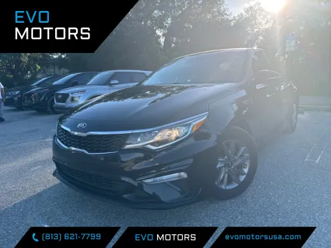 Black 2020 Kia Optima LX for sale in Seffner, FL