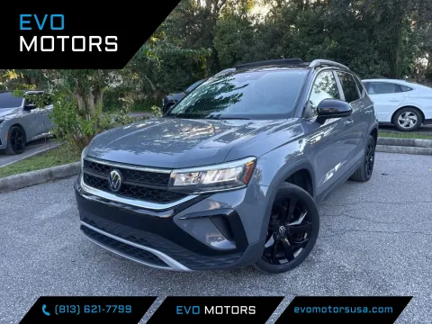 Gray 2023 Volkswagen Taos SE for sale in Seffner, FL
