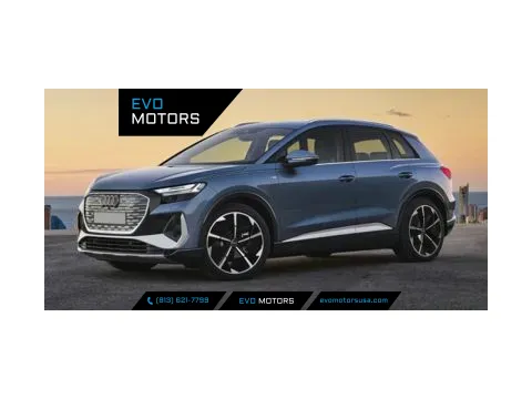 Blue 2023 Audi Q4 e-tron Premium Plus for sale in Seffner, FL