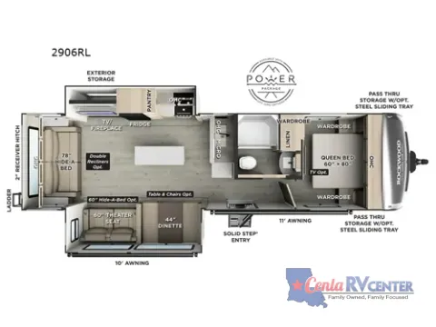 Photos of 2026 Forest River ROCKWOOD ULTRA LITE 2906RL for sale in Alexandria, LA at Cenla RV Center - Alexandria