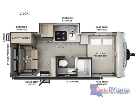 Photos of 2026 Forest River ROCKWOOD GEO LITE 19RLS for sale in Alexandria, LA at Cenla RV Center - Alexandria