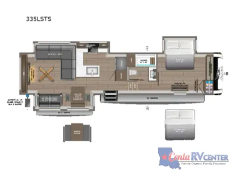 Photos of 2026 Jayco EAGLE 335LSTS for sale in Alexandria, LA at Cenla RV Center - Alexandria