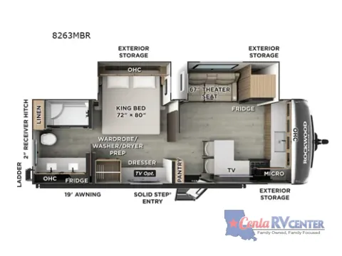 Photos of 2026 Forest River ROCKWOOD SIGNATURE 8263MRB for sale in Alexandria, LA at Cenla RV Center - Alexandria