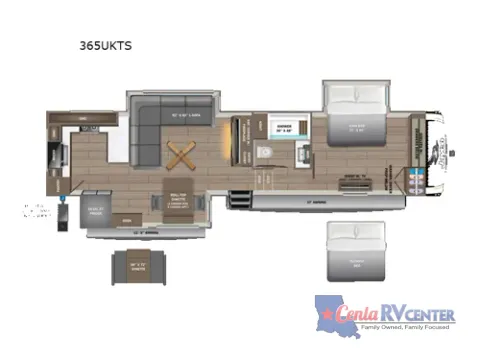 Photos of 2026 Jayco EAGLE 365UKTS for sale in Alexandria, LA at Cenla RV Center - Alexandria