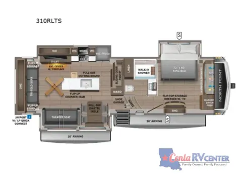 Photos of 2026 Jayco NORTH POINT 310RLTS for sale in Alexandria, LA at Cenla RV Center - Alexandria
