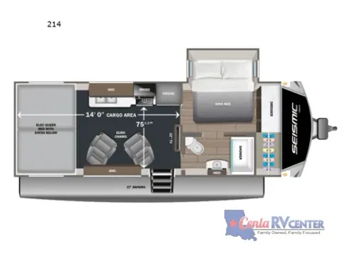 Photos of 2026 Jayco SEISMIC 214 for sale in Alexandria, LA at Cenla RV Center - Alexandria
