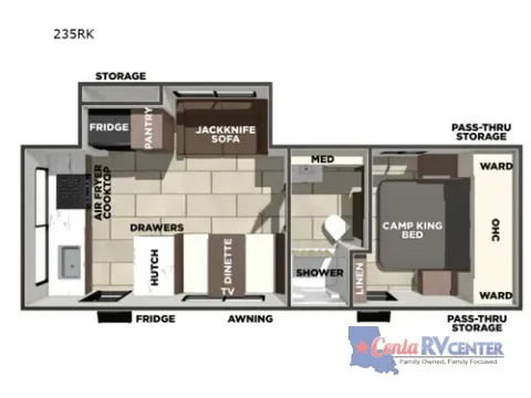 Photos of 2026 Forest River TRACER 235RK for sale in Alexandria, LA at Cenla RV Center - Alexandria