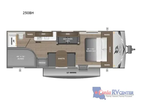 Photos of 2026 Jayco JAY FLIGHT SLX 250BH for sale in Alexandria, LA at Cenla RV Center - Alexandria