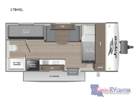 Photos of 2026 Jayco JAY FEATHER AIR 17BHSL for sale in Alexandria, LA at Cenla RV Center - Alexandria