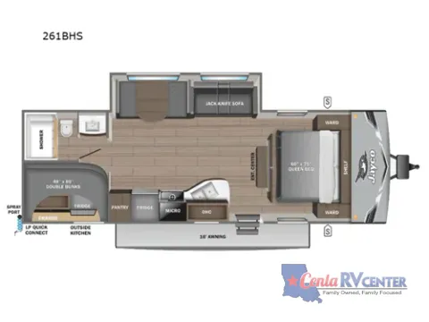 Photos of 2026 Jayco JAY FLIGHT SLX 261BHS for sale in Alexandria, LA at Cenla RV Center - Alexandria