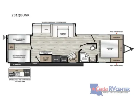 Photos of 2026 Coachmen RV CATALINA LEGACY 281QBUNK for sale in Alexandria, LA at Cenla RV Center - Alexandria