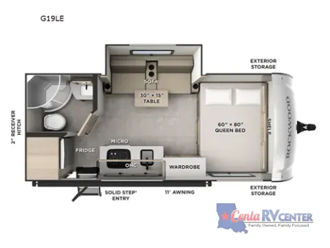 Photos of 2026 Forest River ROCKWOOD GEO LITE 19LE for sale in Alexandria, LA at Cenla RV Center - Alexandria