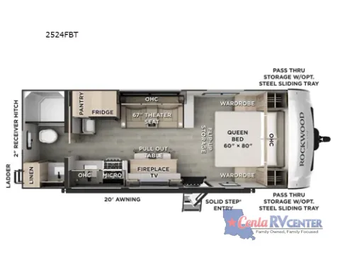 Photos of 2026 Forest River ROCKWOOD MINI 2524FBT for sale in Alexandria, LA at Cenla RV Center - Alexandria
