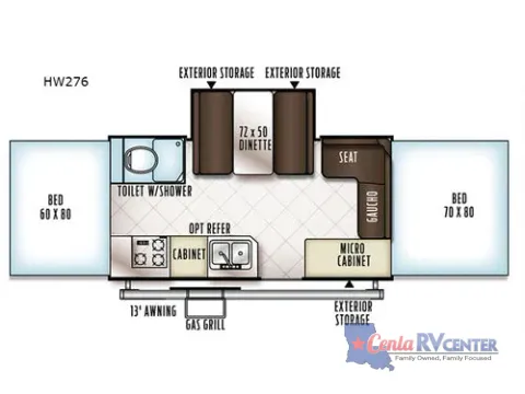 Photos of 2018 Forest River ROCKWOOD HW276 for sale in Alexandria, LA at Cenla RV Center - Alexandria