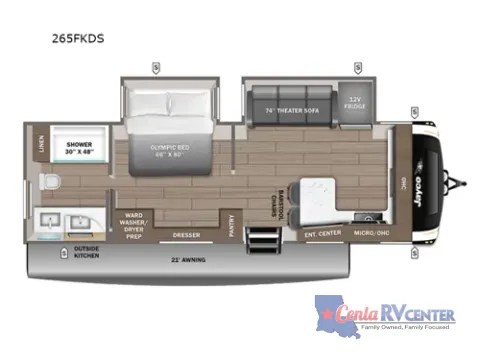 Photos of 2026 Jayco EAGLE HT 265FKDS for sale in Monroe, LA at Cenla RV Center - Monroe
