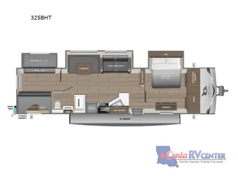 Photos of 2026 Jayco JAY FLIGHT SLX 325BHT for sale in Monroe, LA at Cenla RV Center - Monroe