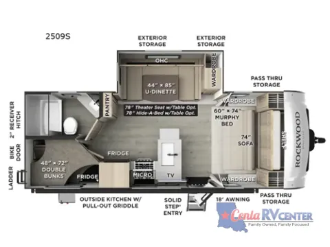 Photos of 2026 Forest River ROCKWOOD MINI 2509S for sale in Monroe, LA at Cenla RV Center - Monroe