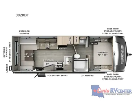 Photos of 2026 Forest River ROCKWOOD ULTRA LITE 302RDT for sale in Monroe, LA at Cenla RV Center - Monroe