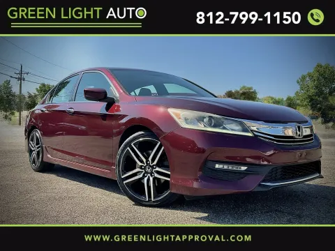 Red 2017 Honda Accord Sport for sale in Columbus, IN