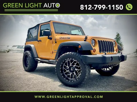 Orange 2012 Jeep Wrangler Sport for sale in Columbus, IN