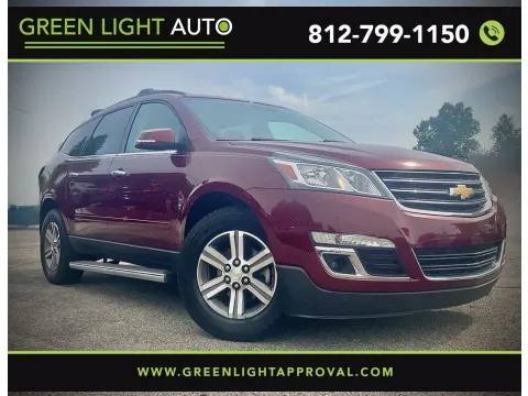 Red 2017 Chevrolet Traverse LT for sale in Columbus, IN