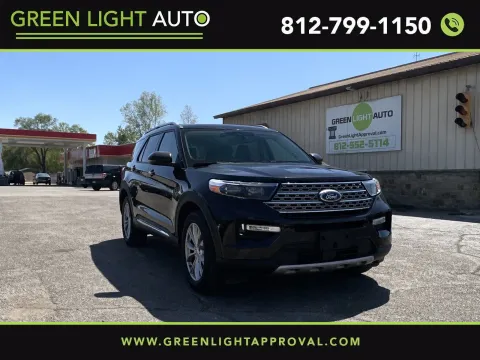 Black 2021 Ford Explorer Limited for sale in Columbus, IN