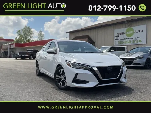 White 2022 Nissan Sentra SV for sale in Columbus, IN