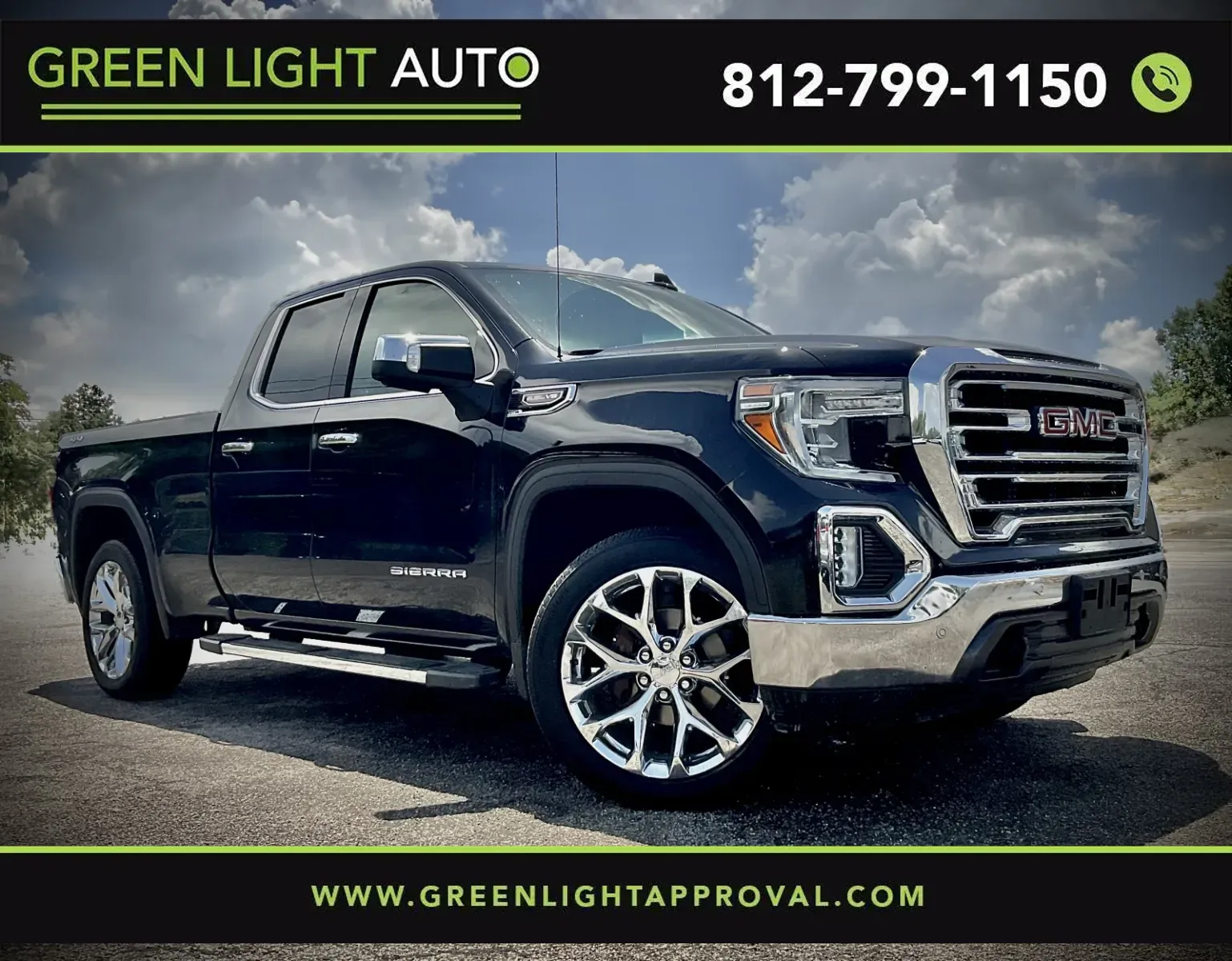 Black 2019 GMC Sierra 1500 SLT for sale in Columbus, IN
