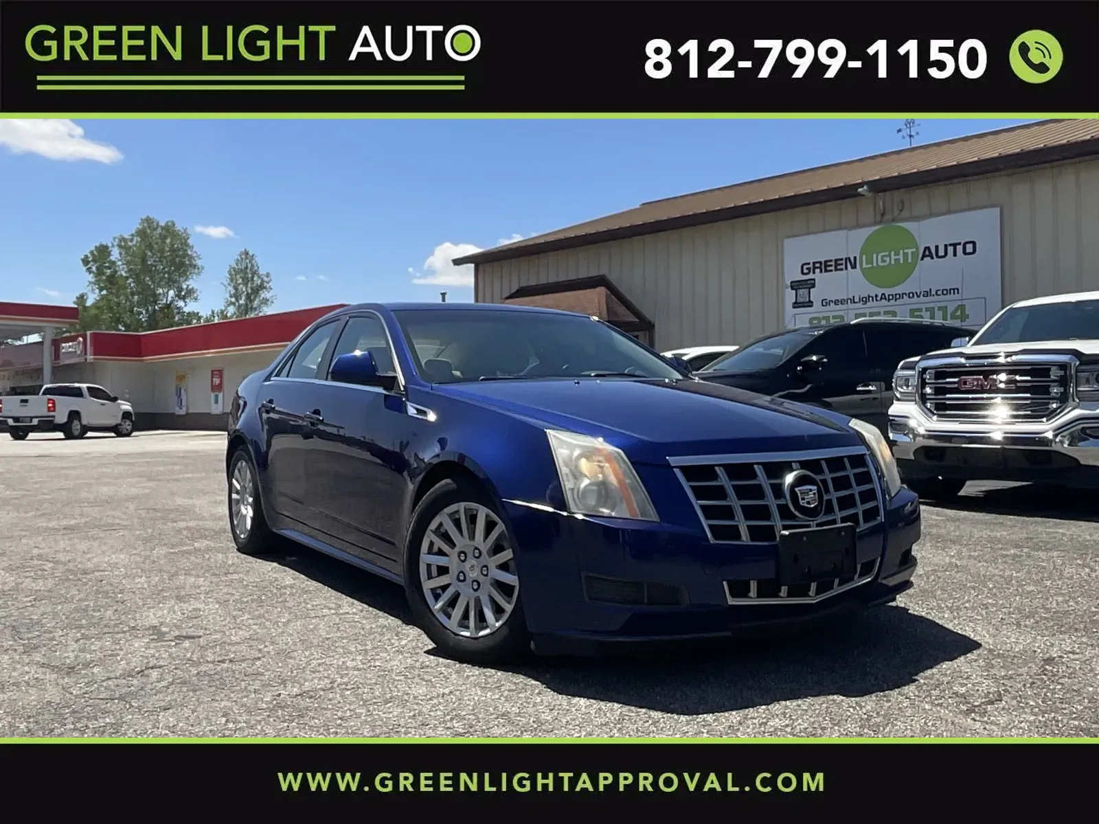 Blue 2013 Cadillac CTS Luxury for sale in Columbus, IN