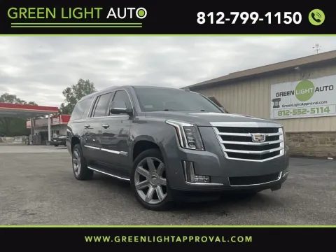 Gray 2018 Cadillac Escalade Esv Luxury for sale in Columbus, IN