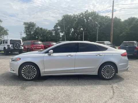 Another view of 2018 Ford Fusion Titanium for sale in Columbus, IN at Green Light Auto - Jonesville Road