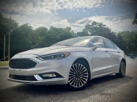 Photos of 2018 Ford Fusion Titanium for sale in Columbus, IN at Green Light Auto - Jonesville Road