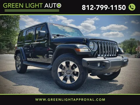 Black 2018 Jeep Wrangler Sahara for sale in Columbus, IN