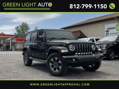 Black 2018 Jeep Wrangler Sahara for sale in Columbus, IN