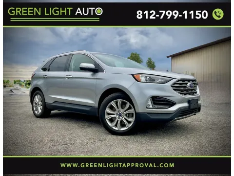 Silver 2020 Ford Edge Titanium for sale in Columbus, IN
