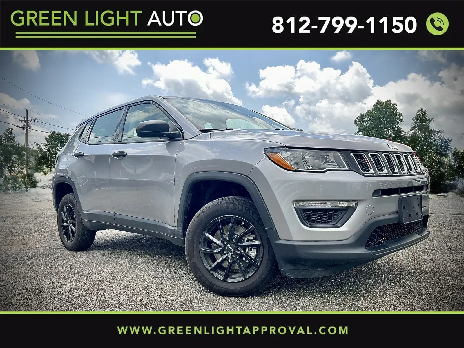 Silver 2018 Jeep Compass Sport for sale in Columbus, IN