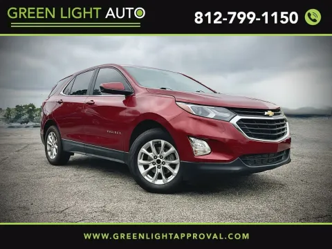 Red 2021 Chevrolet Equinox LT for sale in Columbus, IN