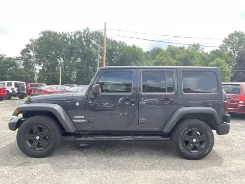 Another view of 2017 Jeep Wrangler Unlimited Sport for sale in Columbus, IN at Green Light Auto - Jonesville Road