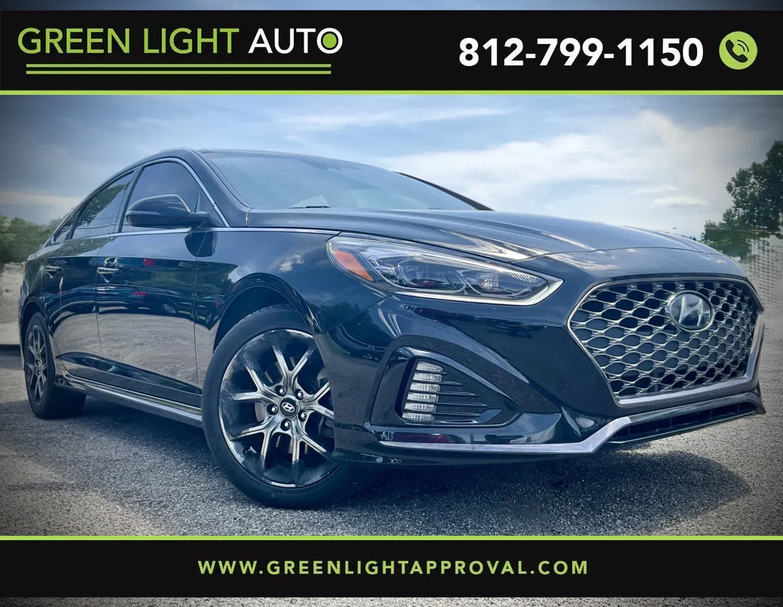 Black 2019 Hyundai Sonata Limited for sale in Columbus, IN