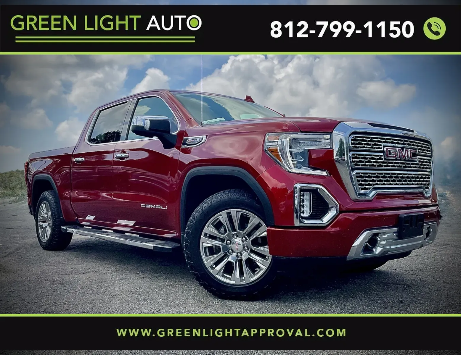 Red 2021 Gmc Sierra 1500 Denali for sale in Columbus, IN