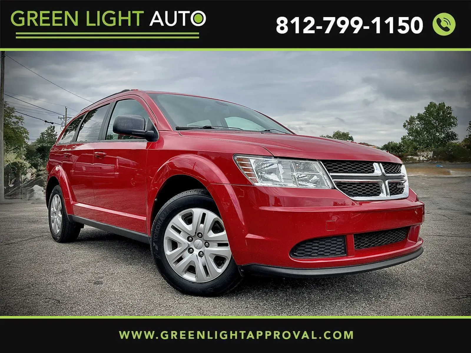Red 2019 Dodge Journey SE for sale in Columbus, IN